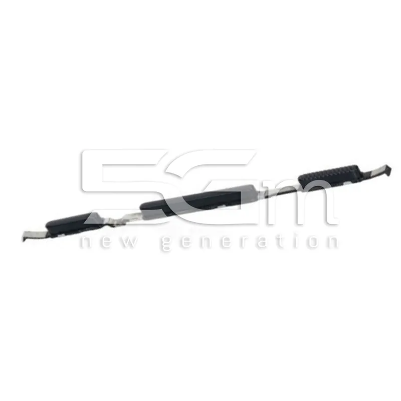 Bouton d'Alimentation + Volume Iron Black Moto G71 5G | 5G-M