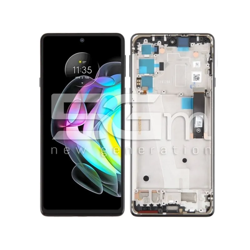 Écran Tactile + Châssis Frosted Grey Motorola Edge 20/20 Pro (OLED) | 5G-M