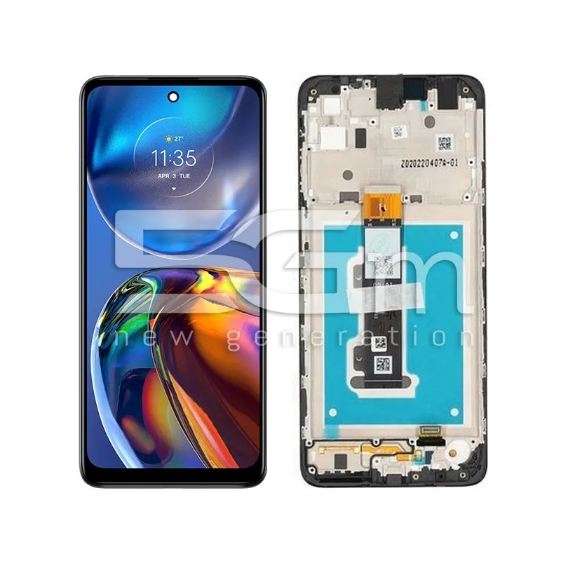 Écran Tactile + Cadre Gris Ardoise Moto E32 (IPS) | Boutique en Ligne 5G-M