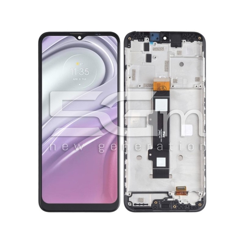 Ecra Tatil + Chassi Preto Moto Moto G20 (IPS)