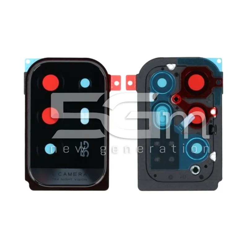 Vetrino Camera Posteriore + Frame Fluid Black OPPO A94 5G | Store Online 5G-M