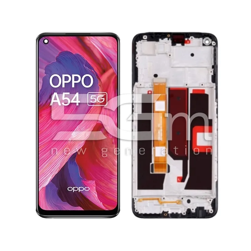 Écran Tactile + Châssis Noir OPPO A54 5G - A74 5G (IPS) | 5G-M