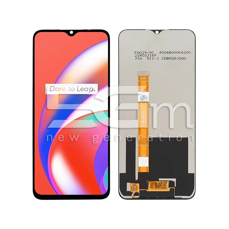 Érintőkijelző Fekete Oppo A15 (A) | 5G-M Webáruház