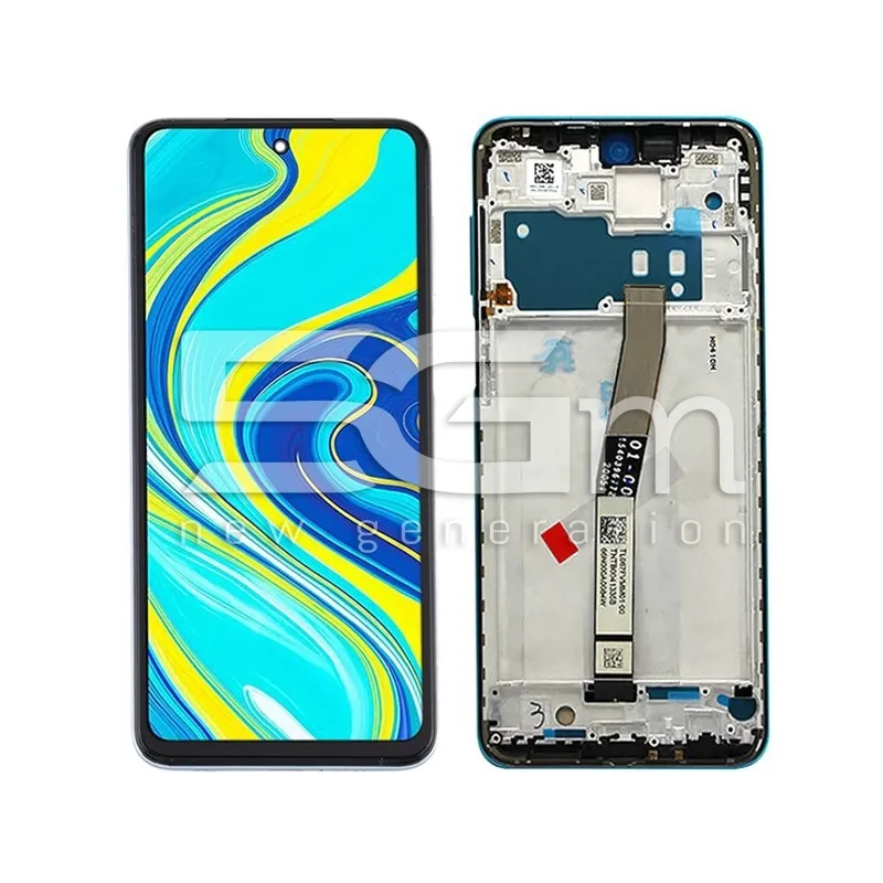 Display Touch + Frame Blu Xiaomi Redmi Note 9S - 9 Pro (IPS) | Store Online 5G-M