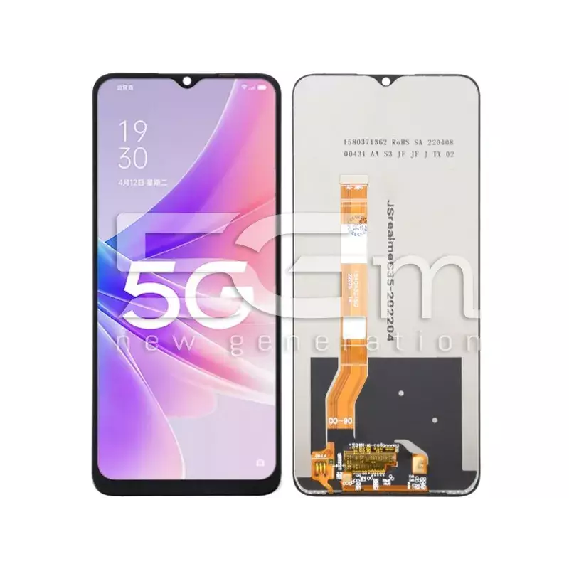 Display Touch Black OPPO A77 5G (IPS)
