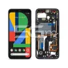 Eredeti Kijelző Google Pixel 4 + Keret Fekete (PULLED) | 5G-M