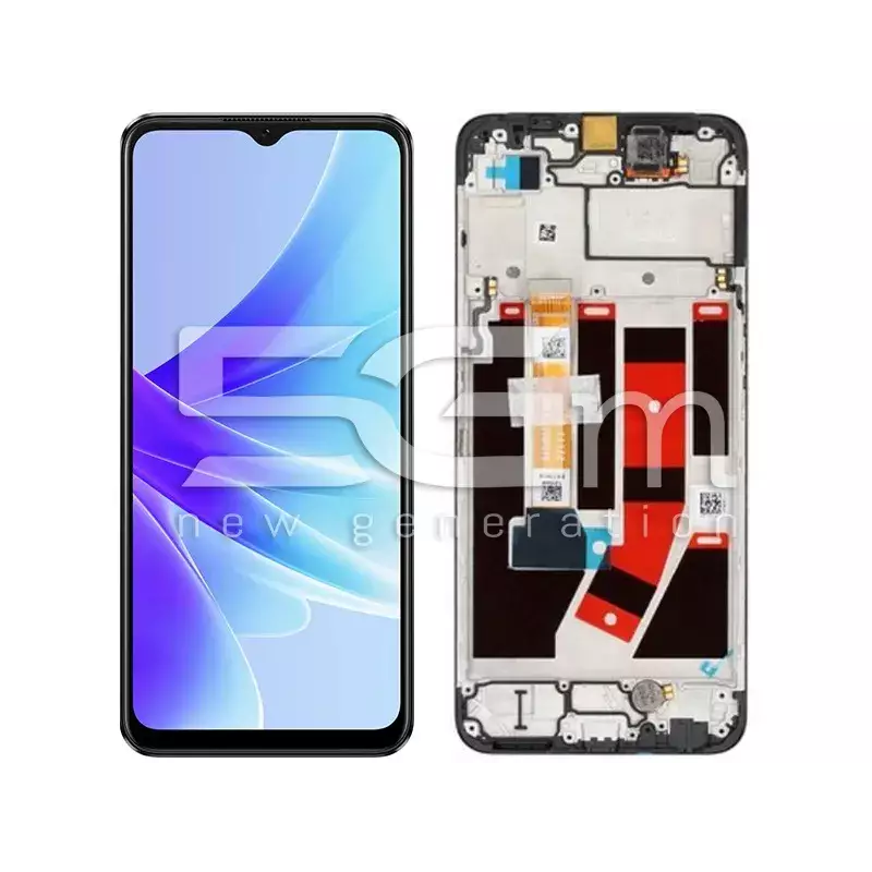 Display Touch + Frame Black OPPO A57s (IPS)