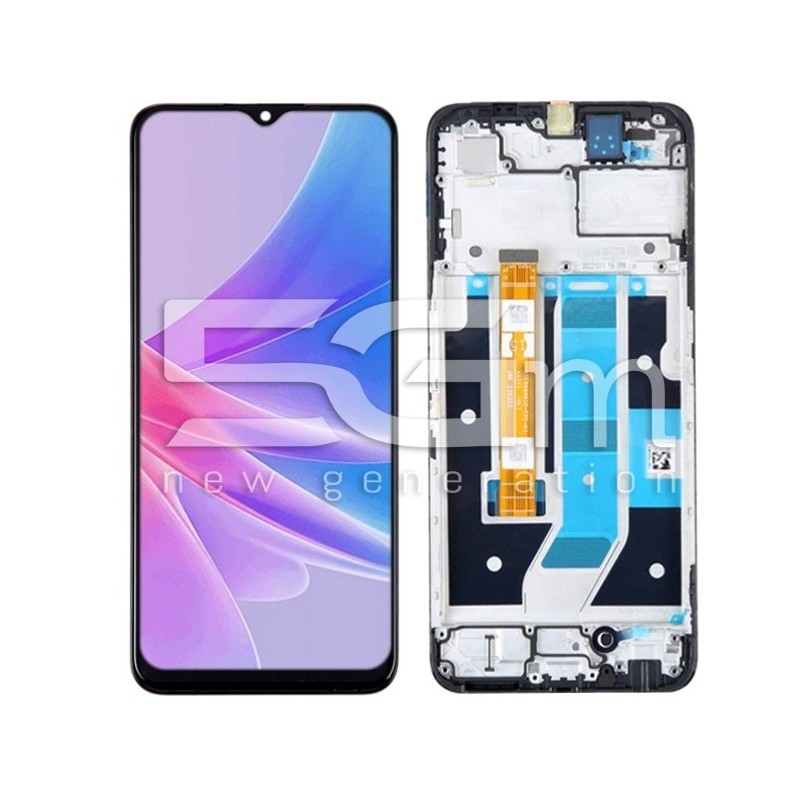 Display Touch + Frame Black OPPO A58 - A78 5G (IPS)