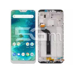 Display Touch + Frame Bianco Xiaomi Redmi 6 Pro - Mi A2 Lite