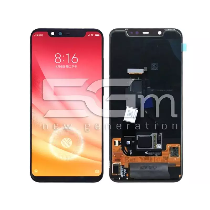 Display Touch Nero Xiaomi Mi8 Pro (Pulled)