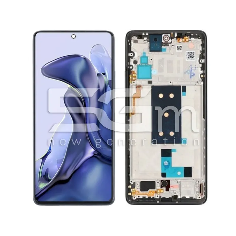 Display Touch + Frame Meteorite Gray Xiaomi Mi 11T - Mi 11T Pro 5G (Pulled) | Store Online 5G-M