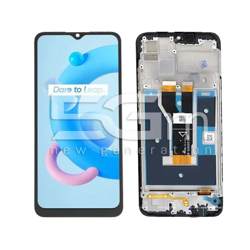 Display Touch + Frame Cross Black Realme c21 (IPS) | Store Online 5G-M