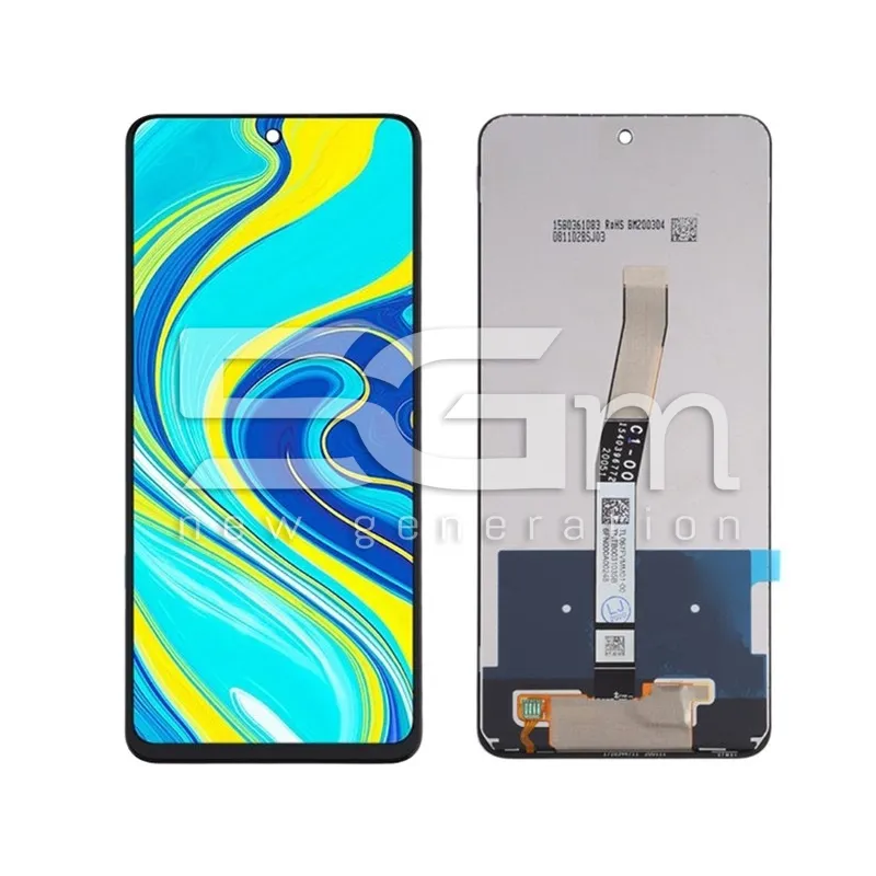 Display Touch Schwarz Xiaomi Redmi Note 9S - 9 Pro (IPS) | 5G-M