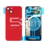 Achtercover ROOD + Houder + Magneetring iPhone 14 Zonder Logo | 5G-M