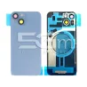 Achterkant Cover Blauw + Houder + Magneetring iPhone 14 Zonder Logo | 5G-M