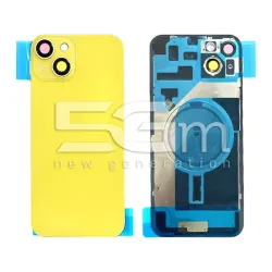 Retro Hoes Geel + Houder + Magneetring iPhone 14 Plus Zonder Logo | 5G-M