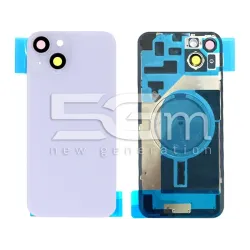 Achtercover Paars + Houder + Magneetring iPhone 14 Plus Zonder Logo | 5G-M