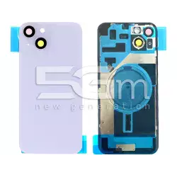 Rear Cover Purple + Holder + Magnetism Ring iPhone 14 Plus No Logo