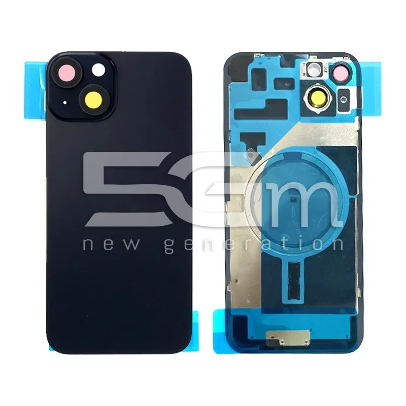 Retro Cover Midnight + Holder + Magnetism Ring iPhone 14 Plus No Logo | Store Online 5G-M