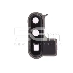 Vetrino Camera Posteriore + Frame Nero Huawei P30 Pro