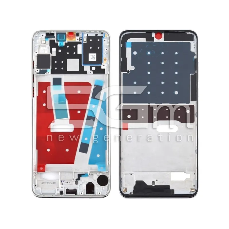 LCD Frame Pearl White Huawei P30 Lite (Camera 48MP) | Store Online 5G-M