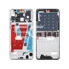 LCD Frame Pearl White Huawei P30 Lite (Camera 48MP)