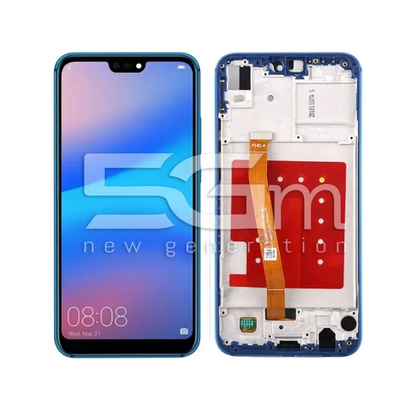 Ecran Tactil + Ramă Klein Blue Huawei P20 Lite (IPS) | 5G-M.com