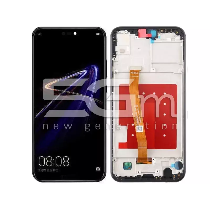 Display Touch + Frame Midnight Black Huawei P20 Lite (IPS)
