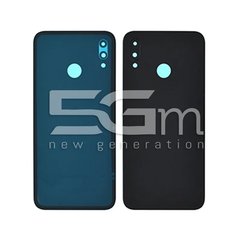 Hátlap Midnight Black + Kameraüveg Huawei P20 Lite Logó nélküli | 5G-M Webáruház