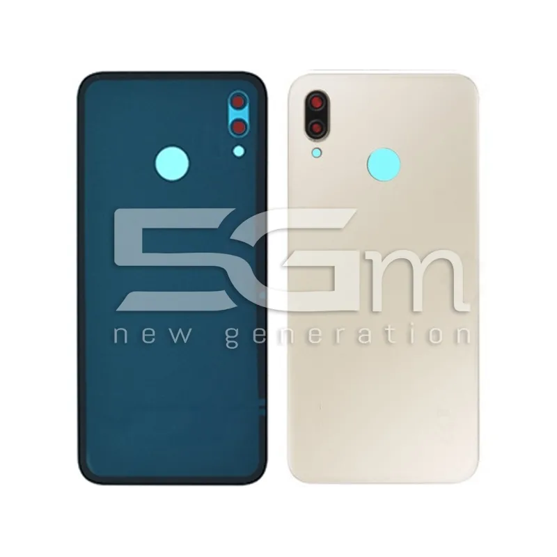 Retro Cover Platinum Gold + Vetrino Camera Huawei P20 Lite No Logo | Store Online 5G-M