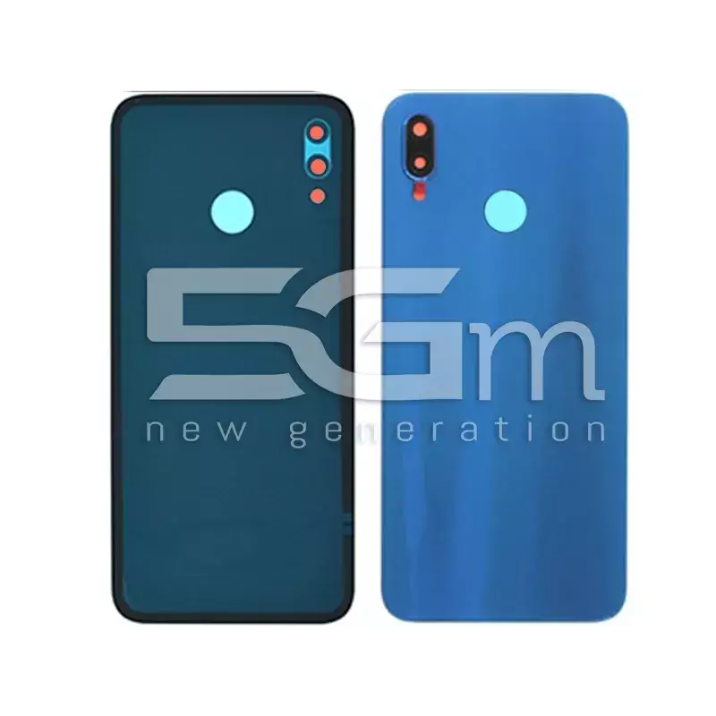 Retro Cover Klein Blue + Vetrino Camera Huawei P20 Lite No Logo
