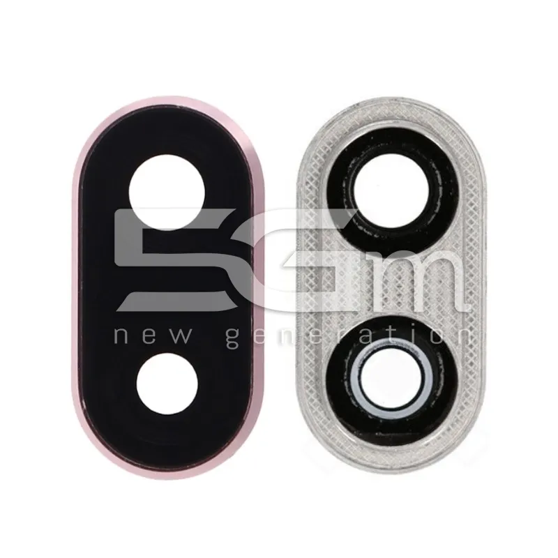 Vetrino Camera Posteriore + Frame Pink Huawei P20 Lite | Store Online 5G-M