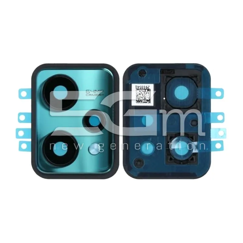 Vetrino Camera Posteriore + Frame Aurora Green Realme 9 Pro | Store Online 5G-M