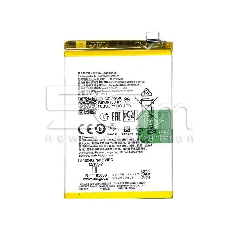 Batteria BLP911 5000mAh Realme 9 Pro No Logo | Store Online 5G-M