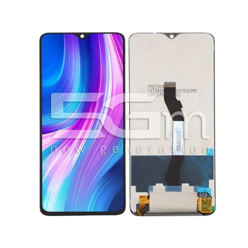 Érintőkijelző Fekete Xiaomi Redmi Note 8 Pro (IPS) | 5G-M Online Áruház