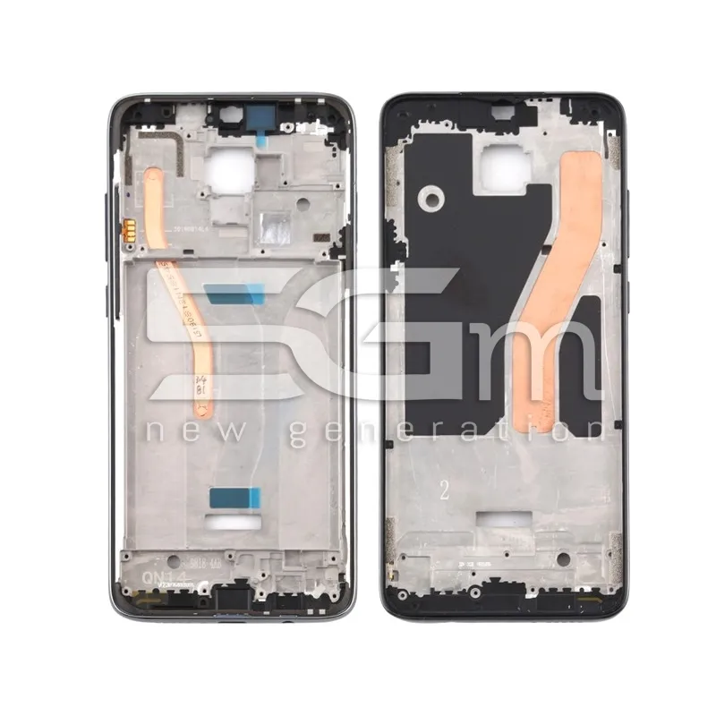 LCD Rahmen Mineral Grey Xiaomi Redmi Note 8 Pro - 5G-M.com
