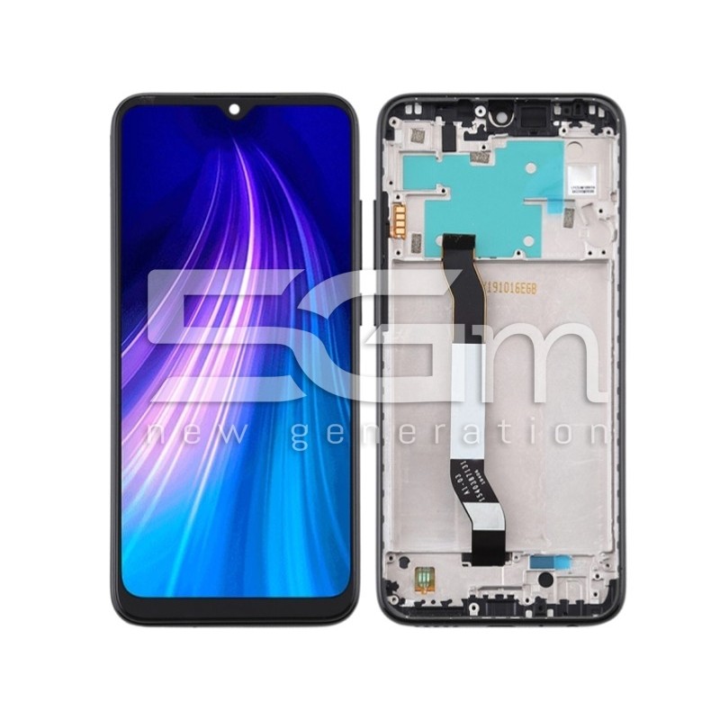 Display Touch + Frame Space Black Xiaomi Redmi Note 8 - Redmi Note 8 2021 (IPS)