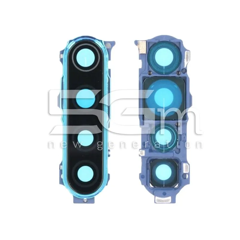 Vetrino Camera Posteriore + Frame Neptune Blue Xiaomi Redmi Note 8 | Store Online 5G-M