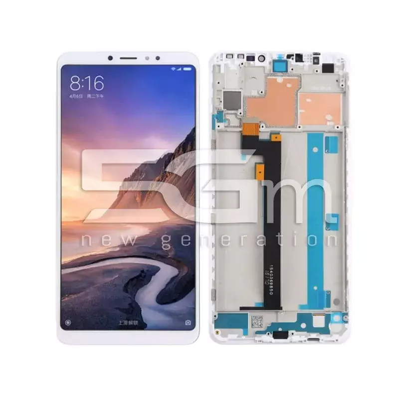 Ecra Tàctil + Chassi Branco Xiaomi Mi Max 3 (IPS)