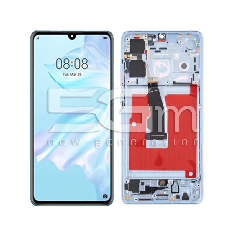 Ecran Tactil + Ramă Breathing Crystal Huawei P30 (OLED) | 5G-M