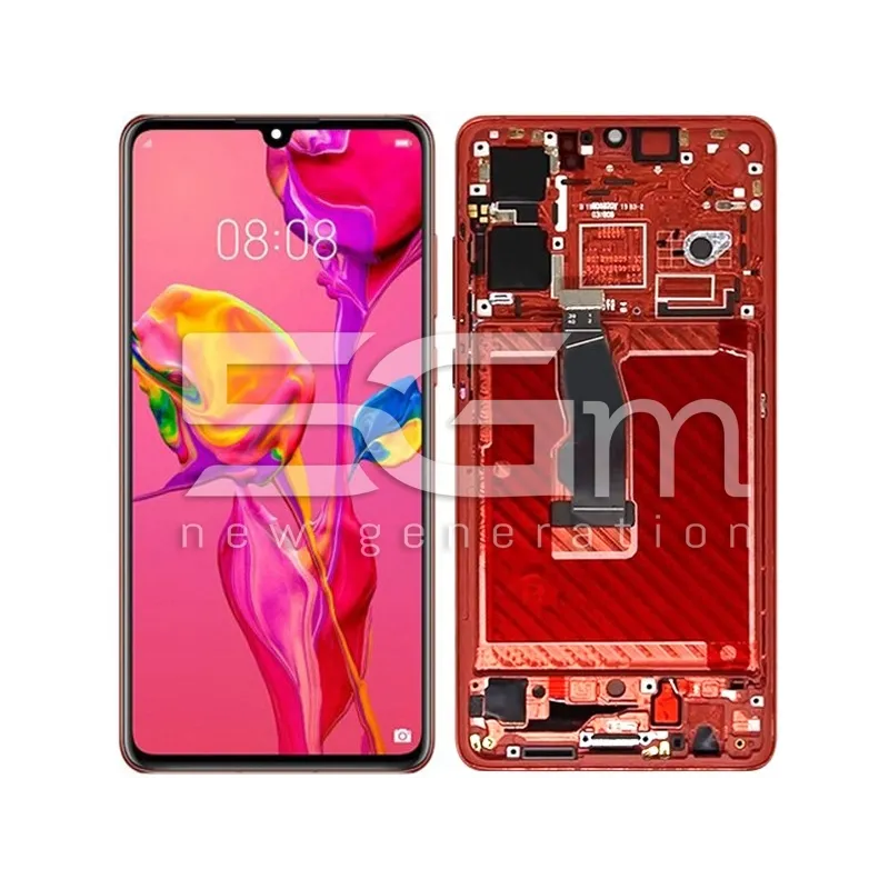 Ecrã Tactil + Ramă Amber Huawei P30 (OLED) | Magazin Online 5G-M