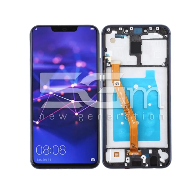 Ecra Tactil + Chassi Saphire Blue Huawei Mate 20 Lite (IPS)