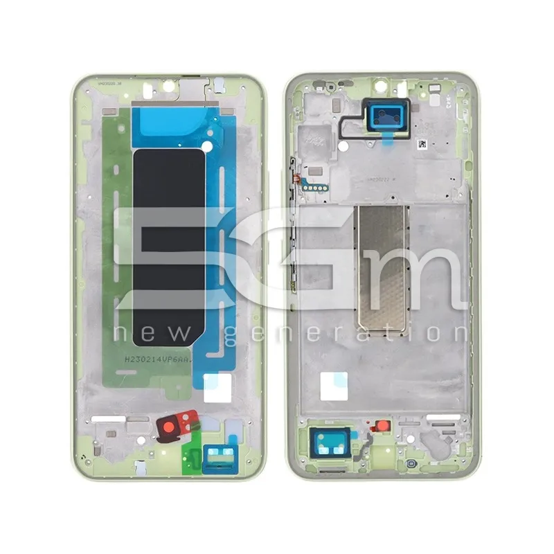 Frame LCD Light Green + Power Flex + Tasti Esterni Samsung SM-A346 A34 | Store Online 5G-M