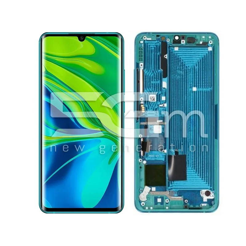 Érintőkijelző + Keret Xiaomi Mi Note 10 - 10 Pro (Leszerelt) | 5G-M