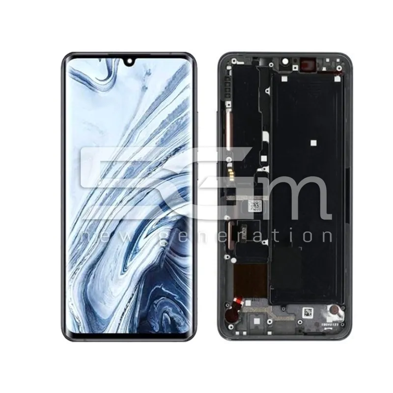 Écran + Cadre Noir Minuit Xiaomi Mi Note 10 - 10 Pro | 5G-M