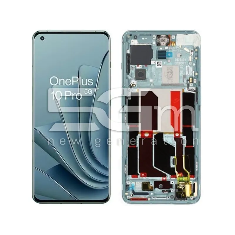 Ecran Tactil + Ramă Emerald Forest OnePlus 10 Pro (PULLED) | 5G-M