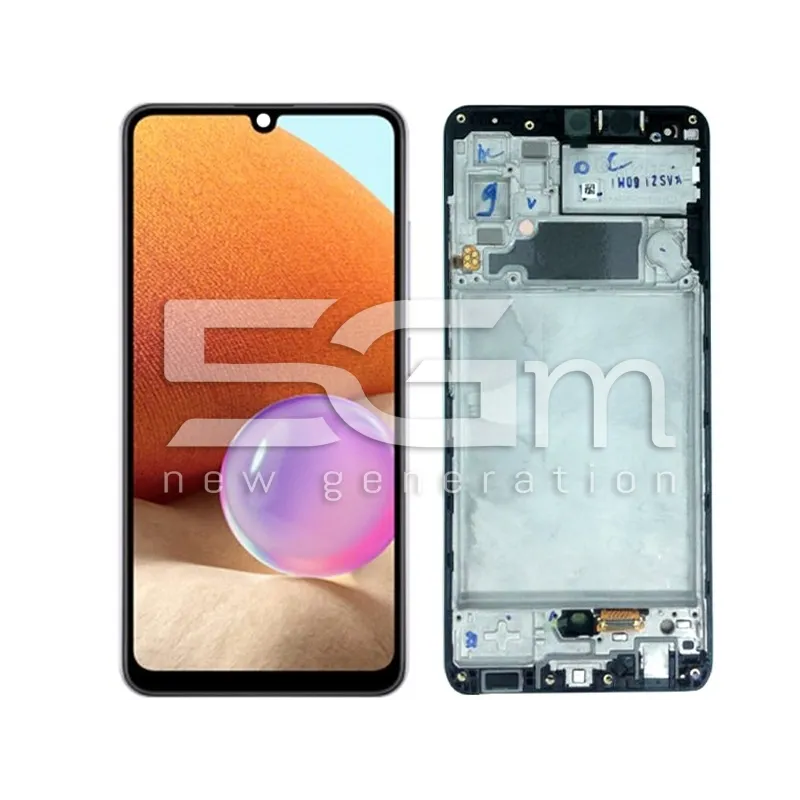 Ecrã Tátil + Ramă Negru Samsung SM-A325 A32 4G Ori | 5G-M