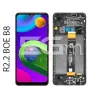 Érintőkijelző Fekete + Keret Samsung SM-A022 A02 (IPS) R2.2 BOE B8 | 5G-M