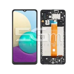 Écran Tactile Noir + Châssis Samsung SM-A022 A02 (IPS) | 5G-M