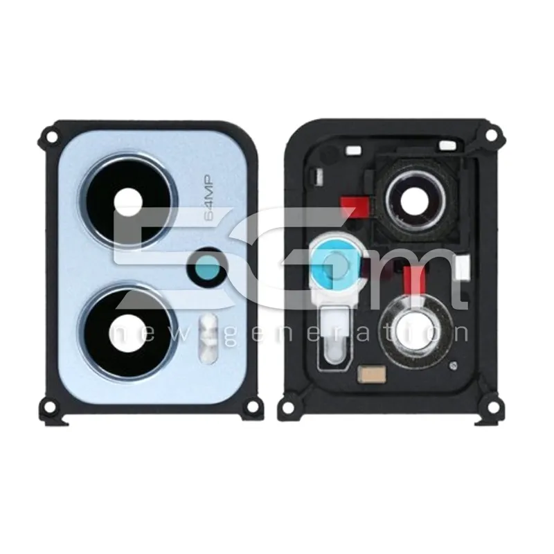 Vetrino Camera Posteriore + Frame Blu Xiaomi Poco X4 GT 5G | Store Online 5G-M